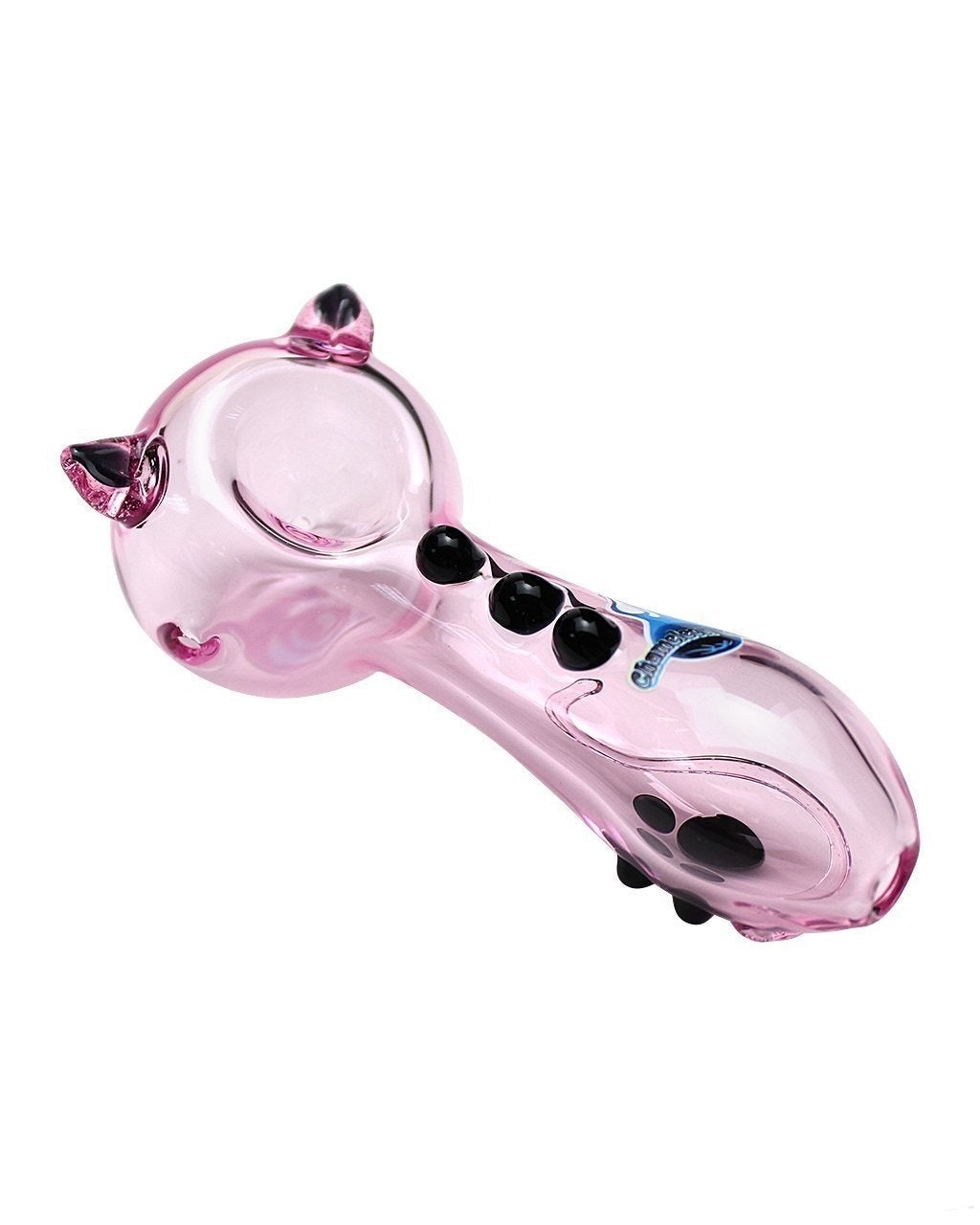 Chameleon Glass Snapchat Kitty Hand Pipe