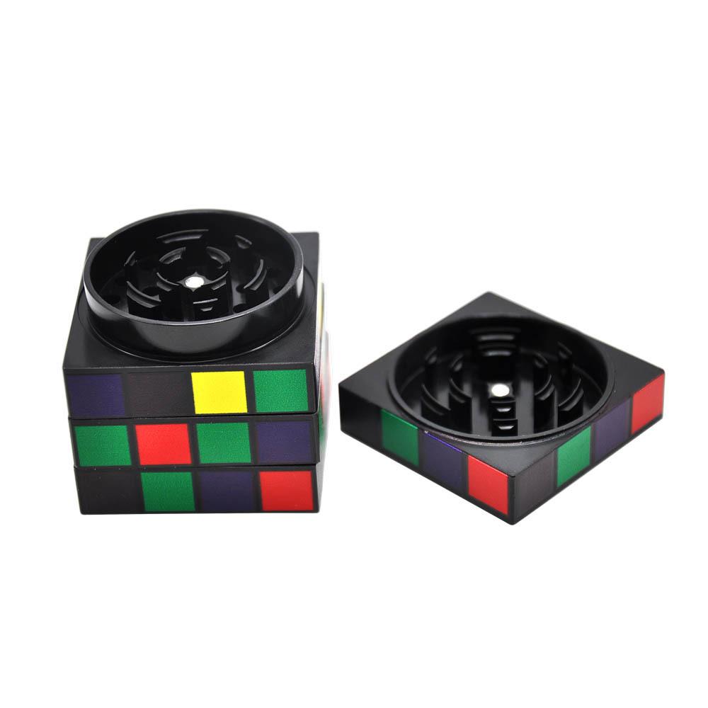 Rubix Cube Stealthy Novelty Herb Grinder 4 Layer 50 MM