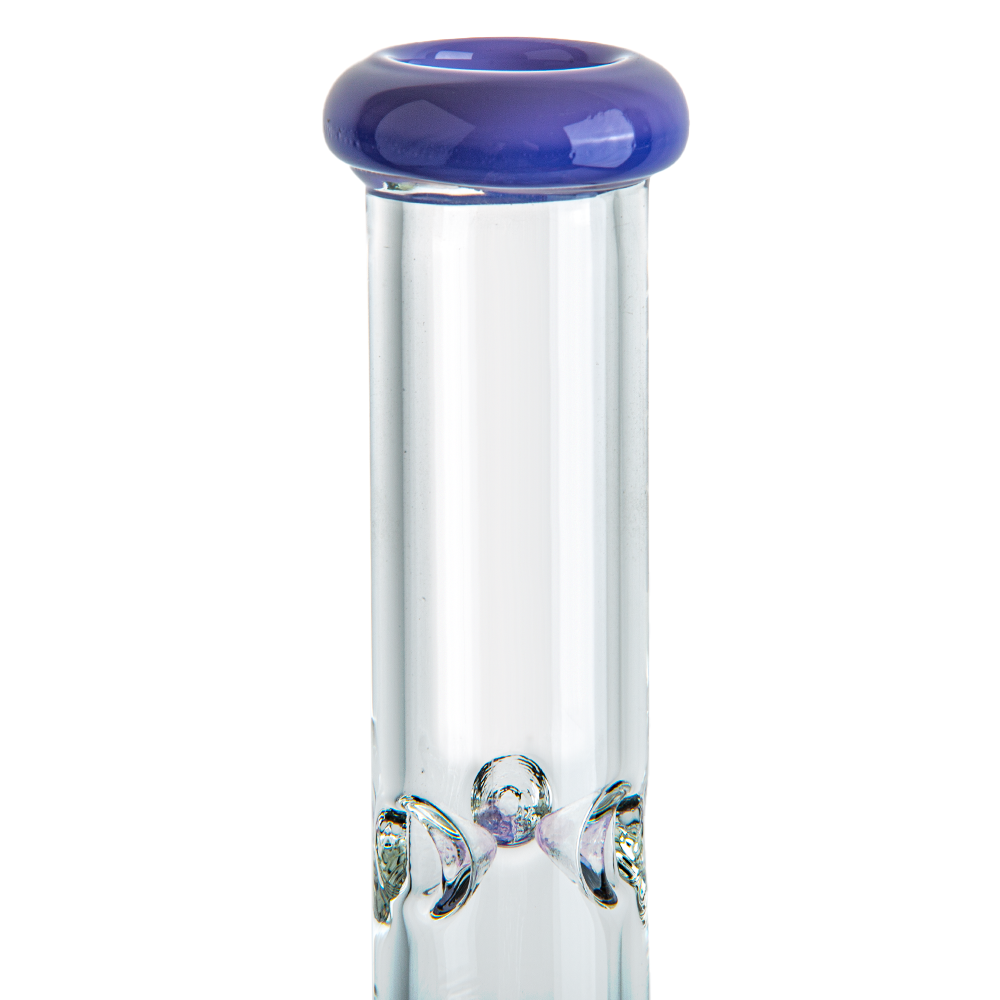 12.6 Honeycomb Straight Tube Glass Water Pipe