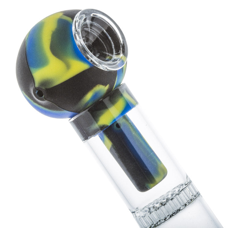 Silicone Honeycomb Perc Pipe (Random Color)