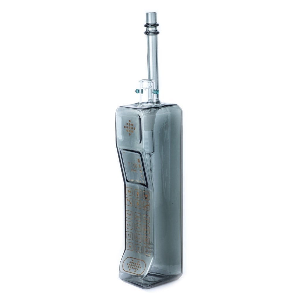 80s Cell Phone Retro Glass Bong (Random Color)