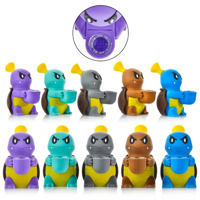 4.33 God Turtle Silicone Water Pipe