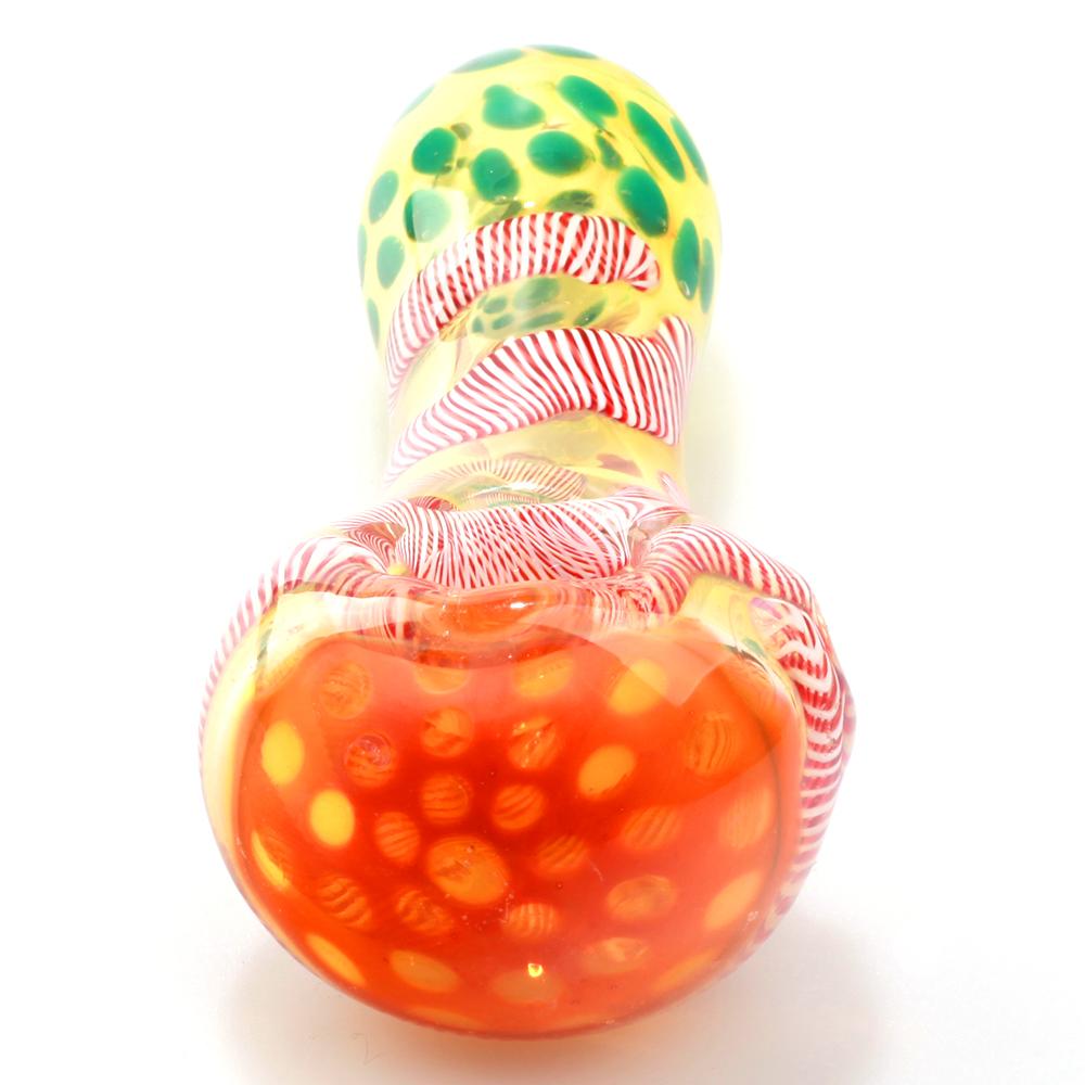 Fumed Frit Milli Glass Pipe