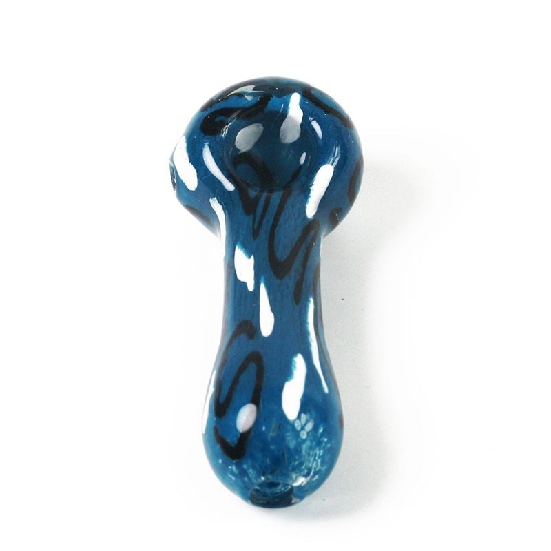 Handmade Strips Glass Pipe (Random Color)