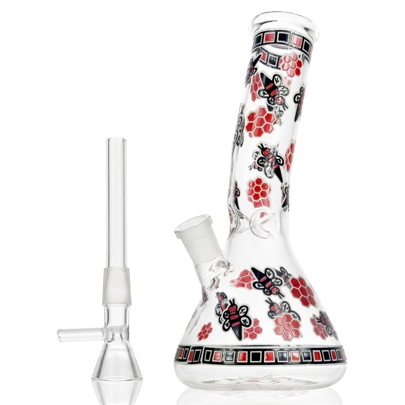 8 Glow-In-The-Dark Honeybee Beaker Bong