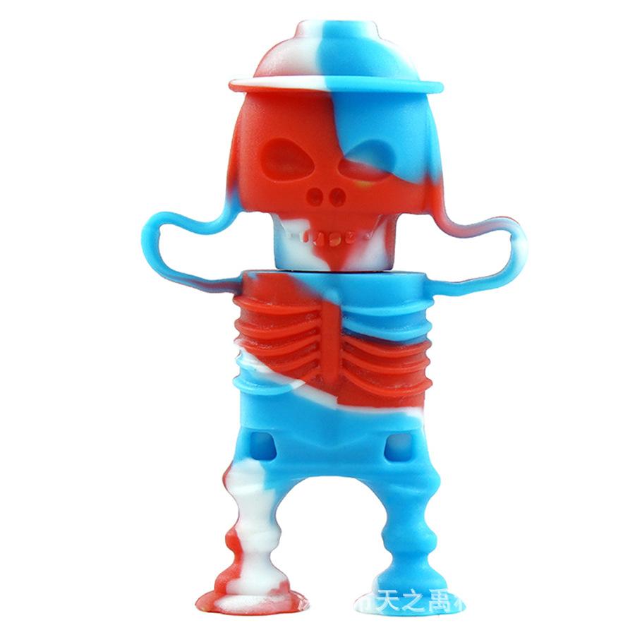 3 Zombie Silicone Smoking Pipe