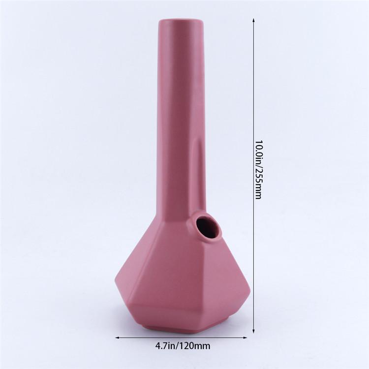 Ceramic Angular Beaker Bong