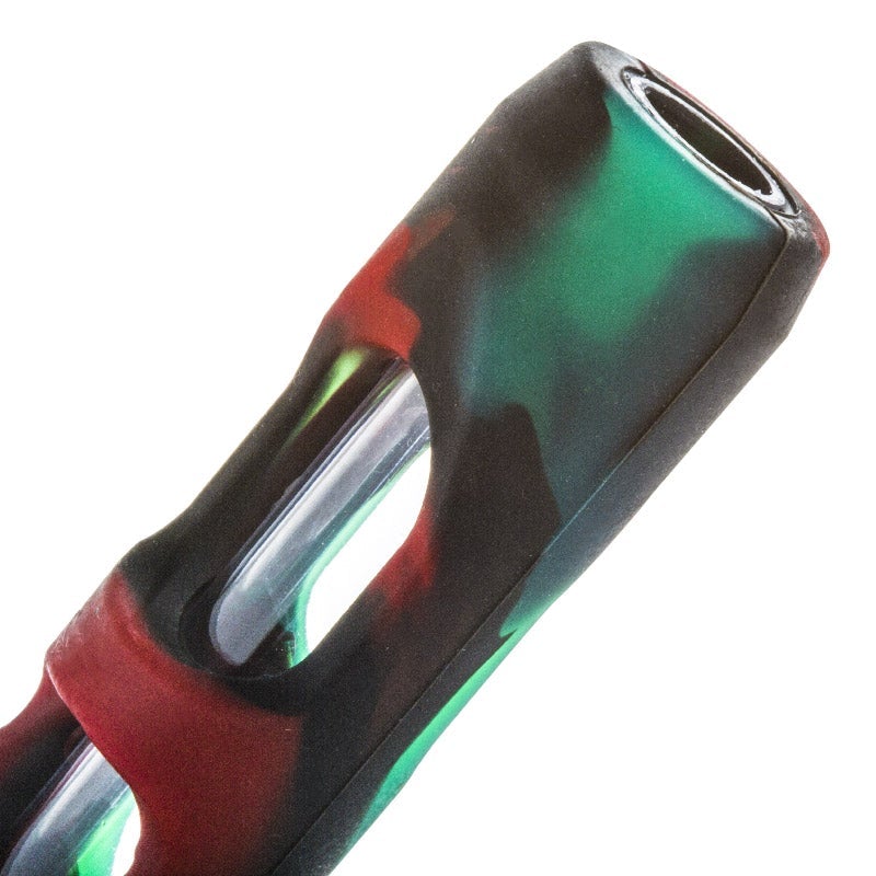 Silicone Glass Weed Pipe