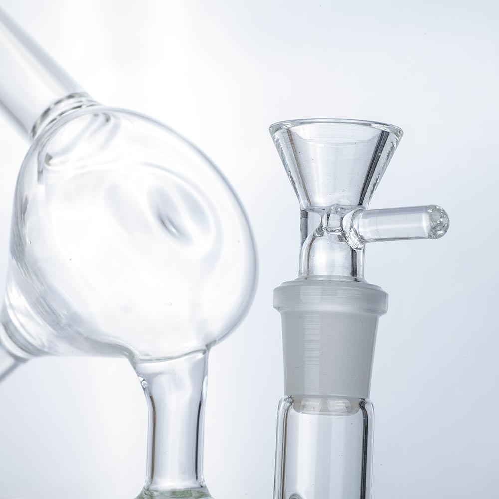 9 Clear Glass Multi Perc Dab Rig