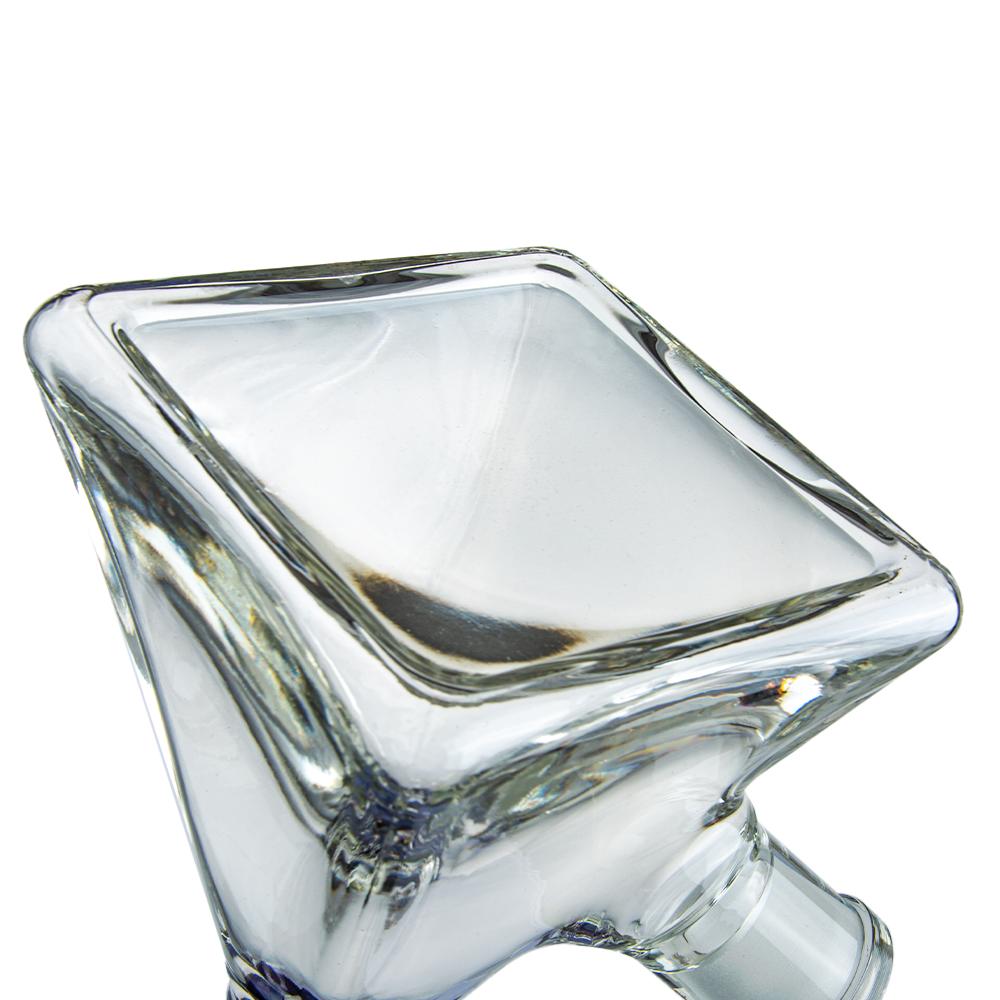 13.8 Square Base Thick Glass Beaker Bong