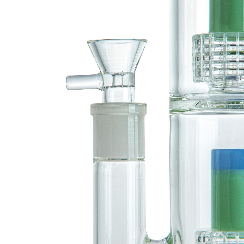 17.7 Large Straight Tube Percolator Bong