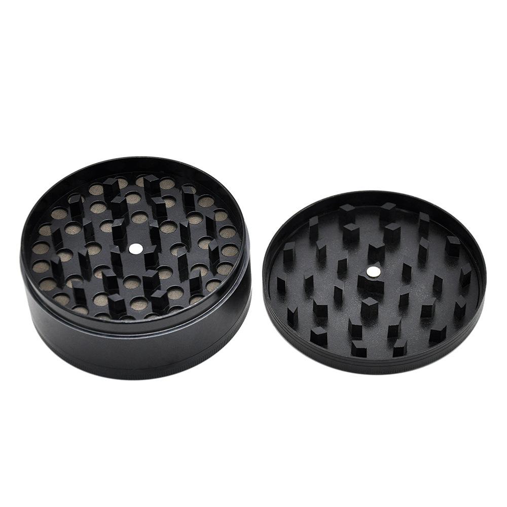 Puffing Bird Basic Herb Grinder 3 Layer Extra Large Black 100 MM