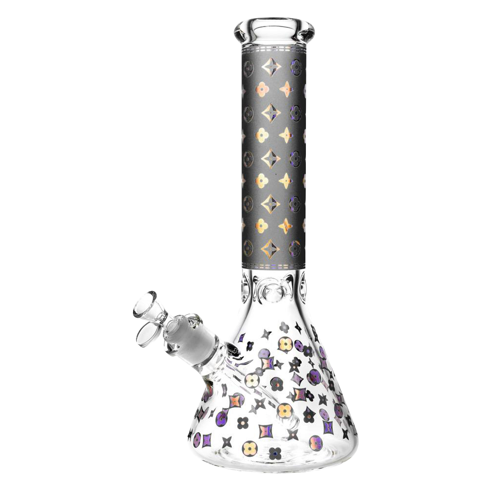 Designer Floral Diamond Print Bong