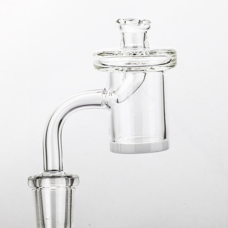 Clear Disc Glass Carb Cap