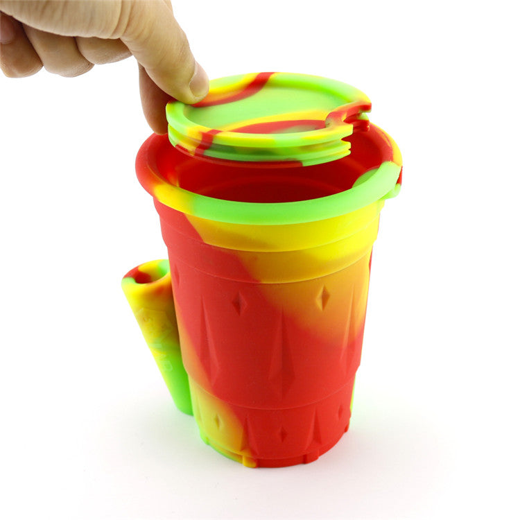 5 Mini Silicone Cup Bong