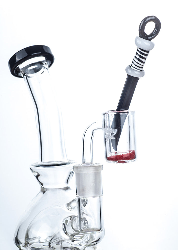 Thermochromic Banger Red Glass - By Puffing Bird