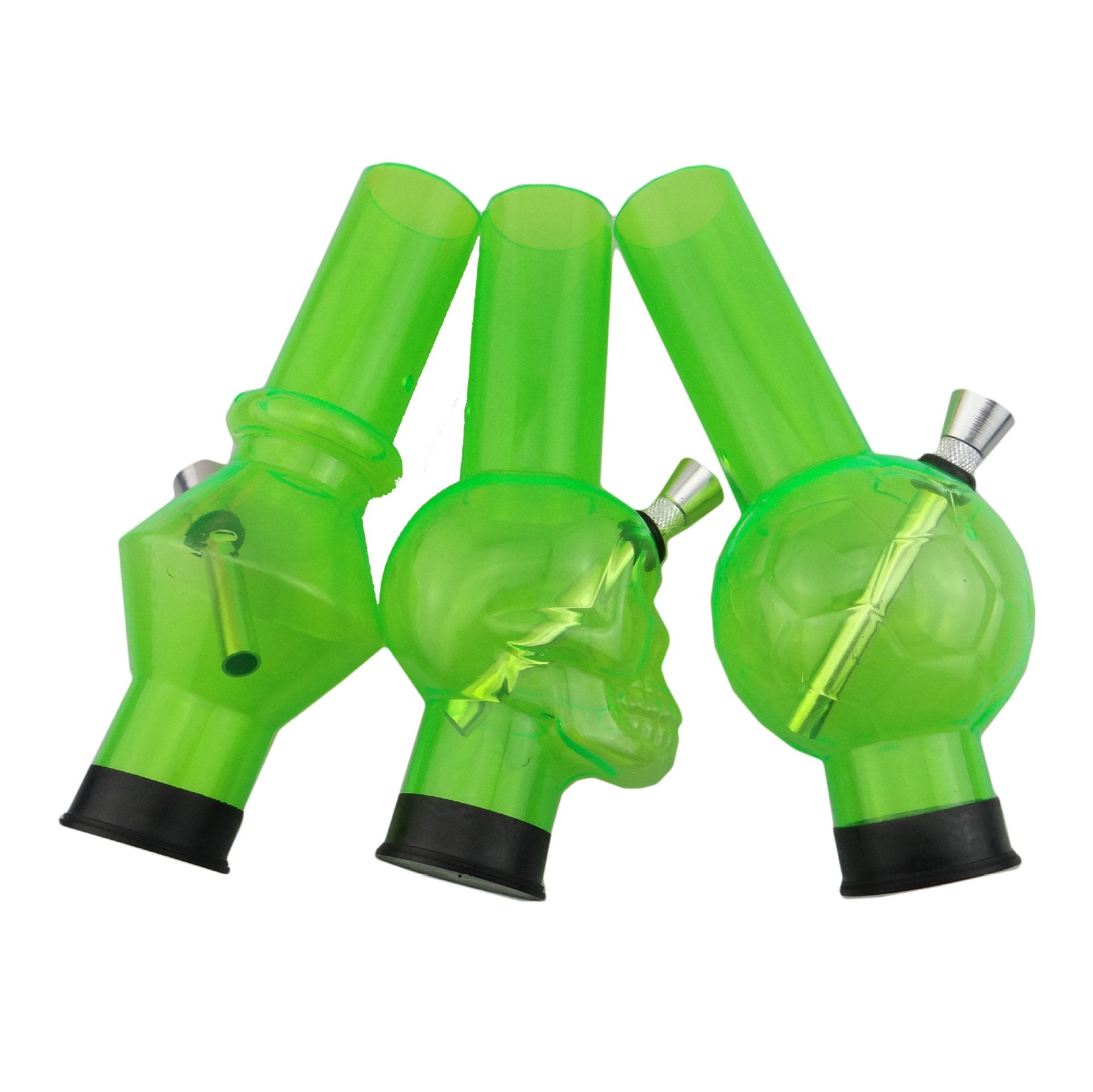 Smoking Silicone Gas Mask Bong with Acrylic Water Pipe
