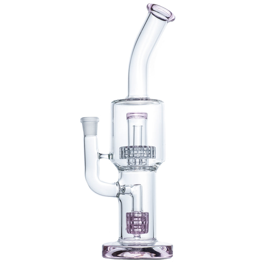 10 Double Matrix Perc Glass Bong