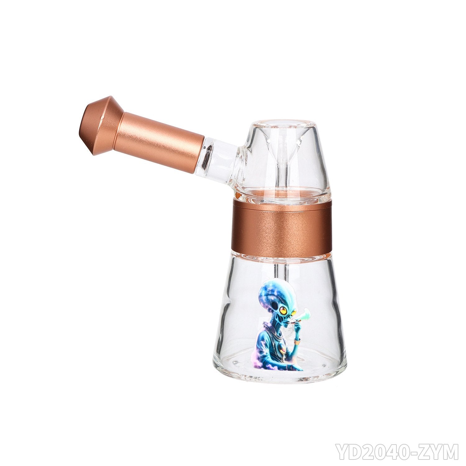 3.94“ Mini Glass Beaker Bong with Gift Box