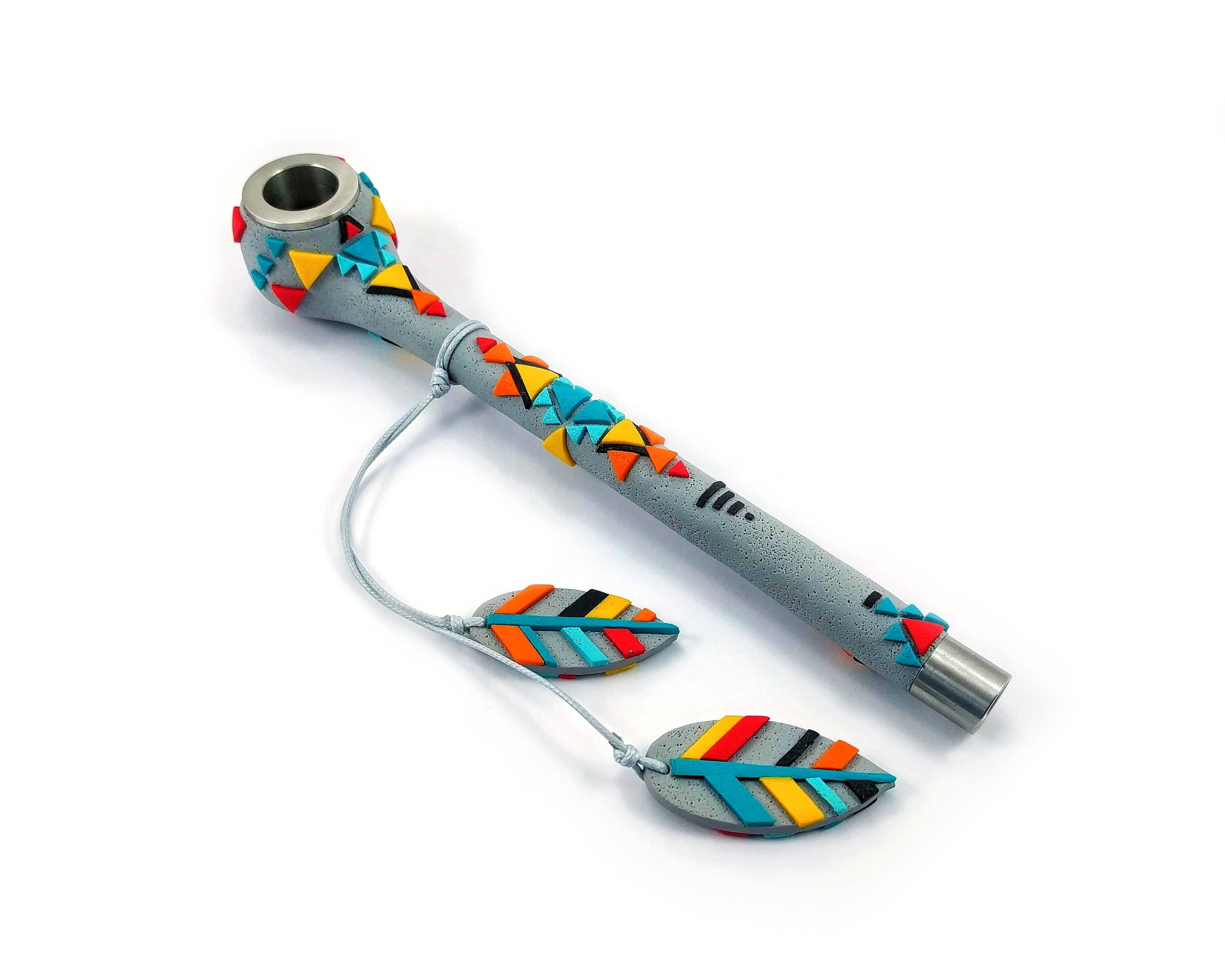 Gadzyl Long Aztec Metal Pipe