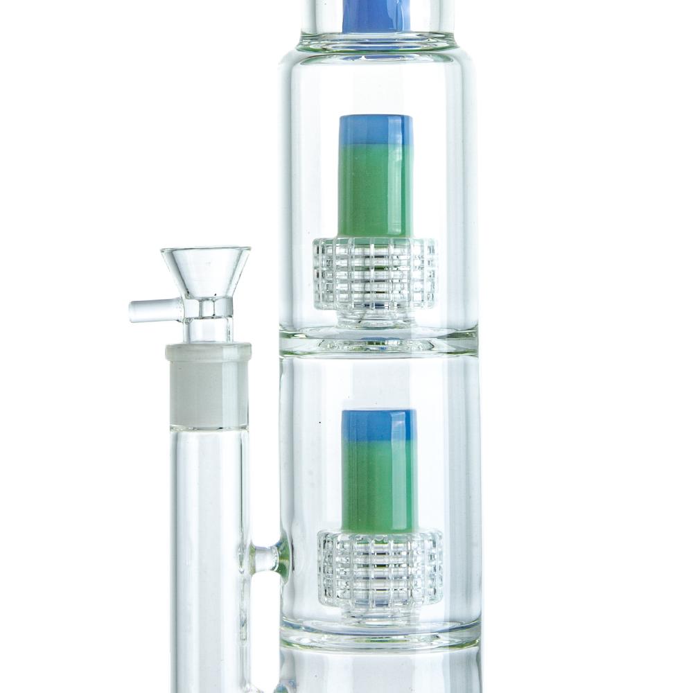 17.7 Large Straight Tube Percolator Bong