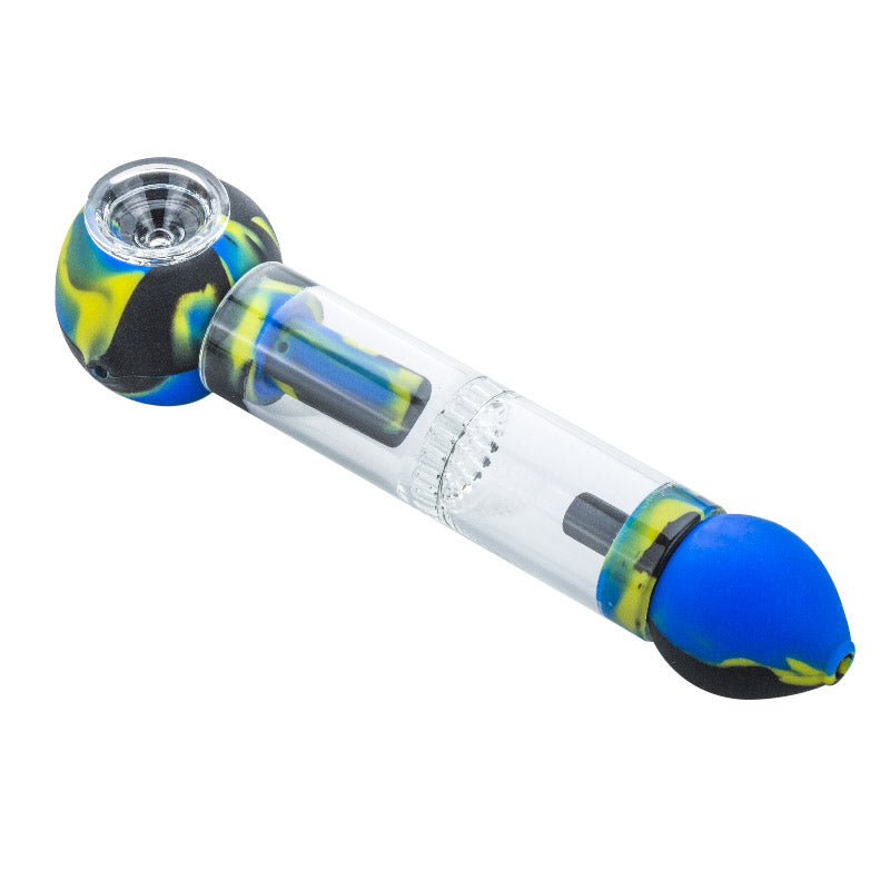 Silicone Honeycomb Perc Pipe (Random Color)