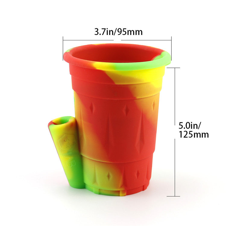 5 Mini Silicone Cup Bong