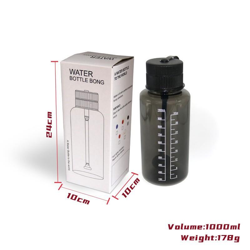 1L Large Capacity Plastic Bong Bottle - PuffingBird AU