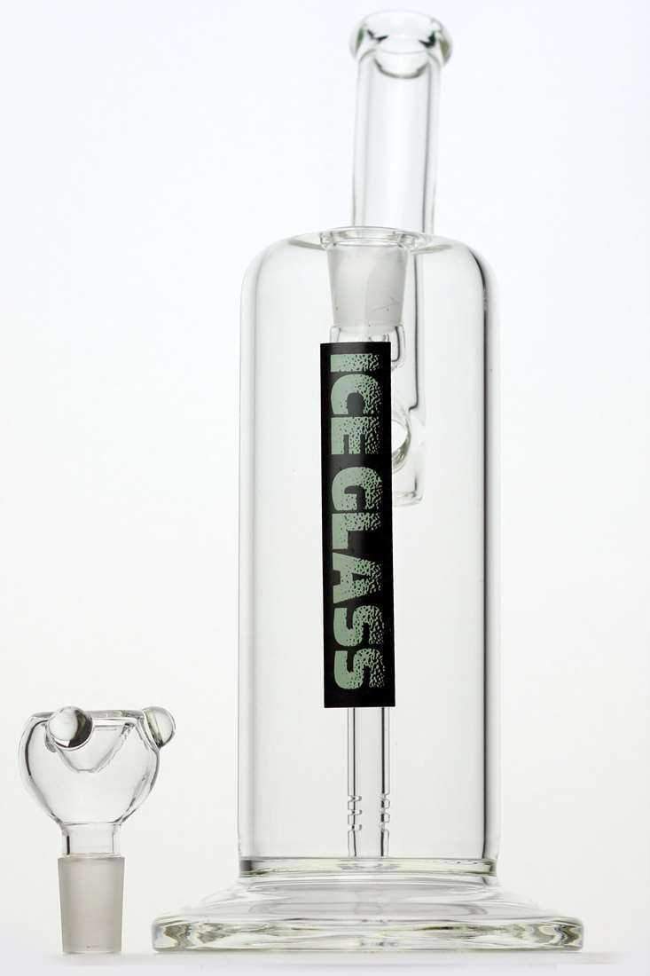 12 Ice Glass Beanpole Stem Bubbler