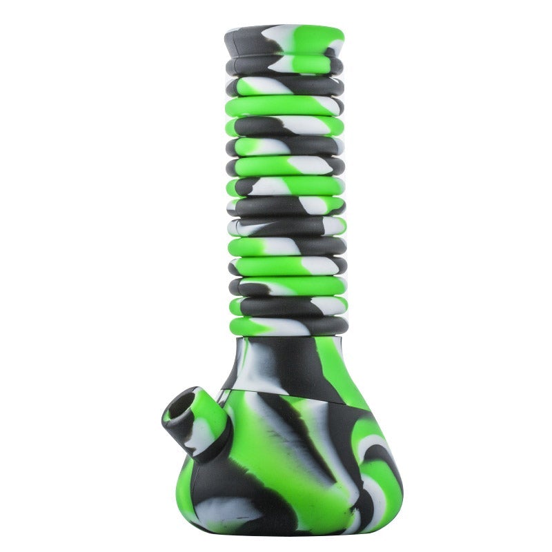 21 Silicone Collapsible Beaker Bong (Random Color)