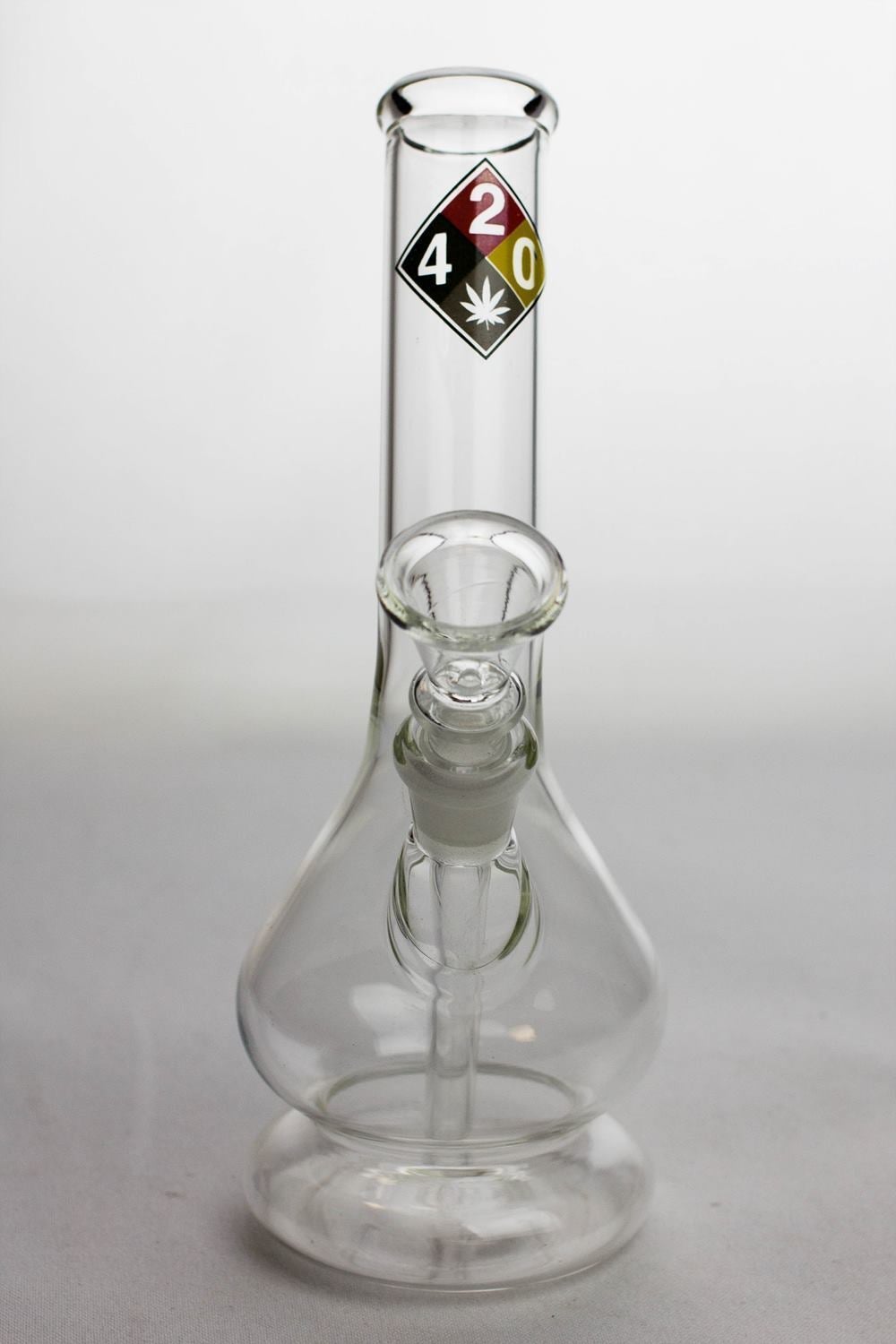 8 glass water bong with bowl stem