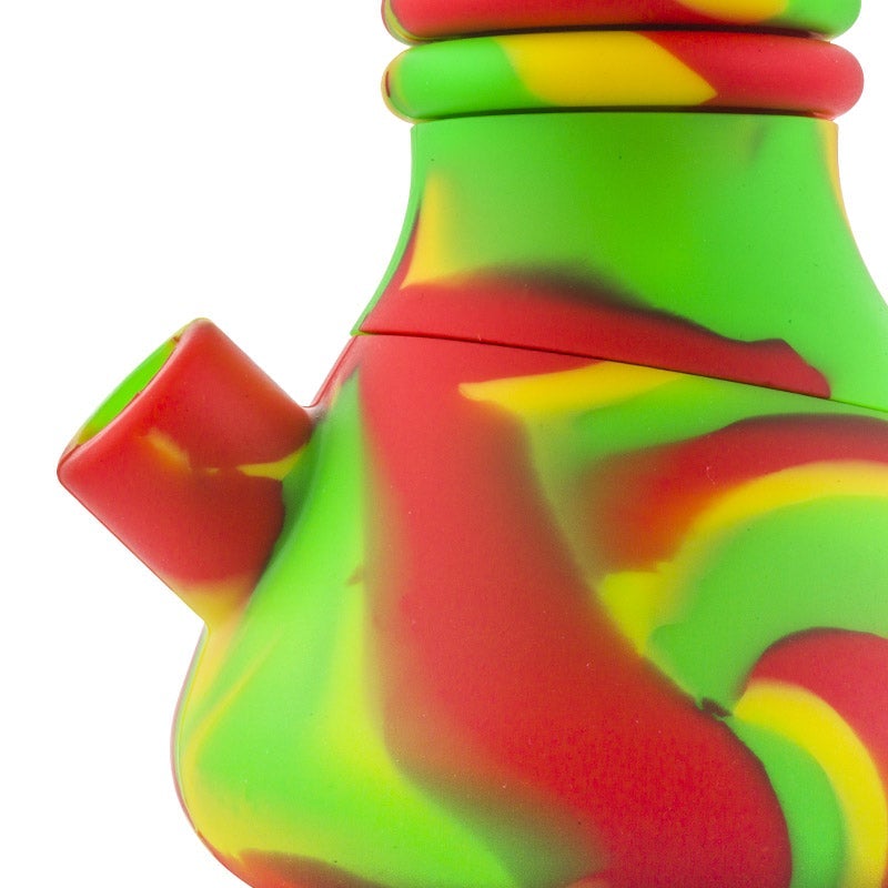 21 Silicone Collapsible Beaker Bong (Random Color)