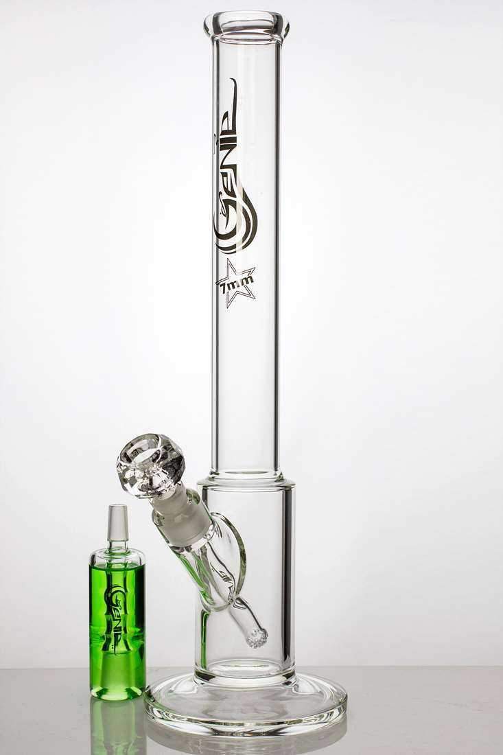 17 GENIE thick glass bong with liquid cooling freezer