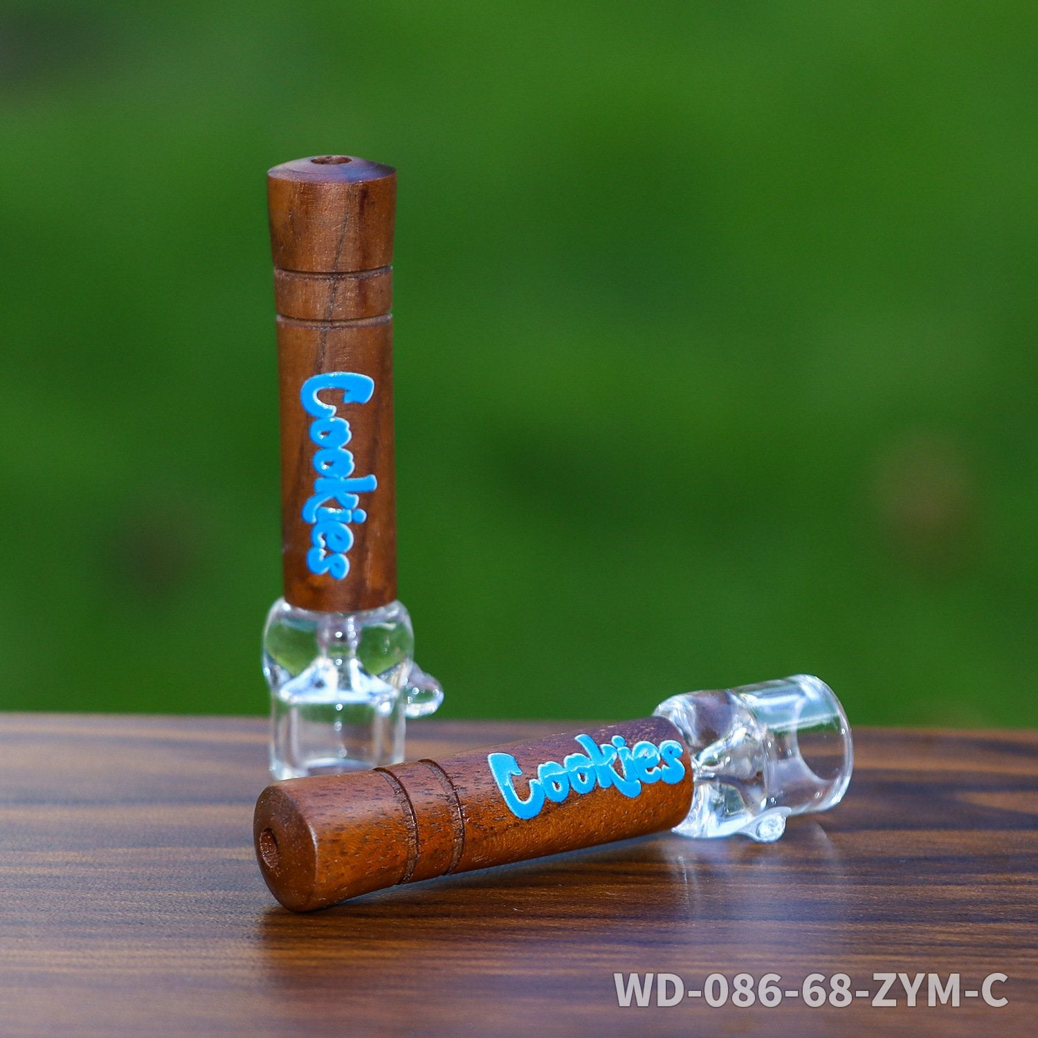2.64 COOKIES Wood Weed Pipe