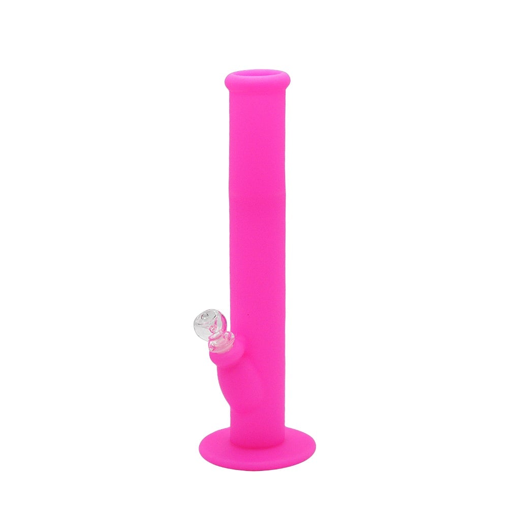 Straight Tube Silicone Bong