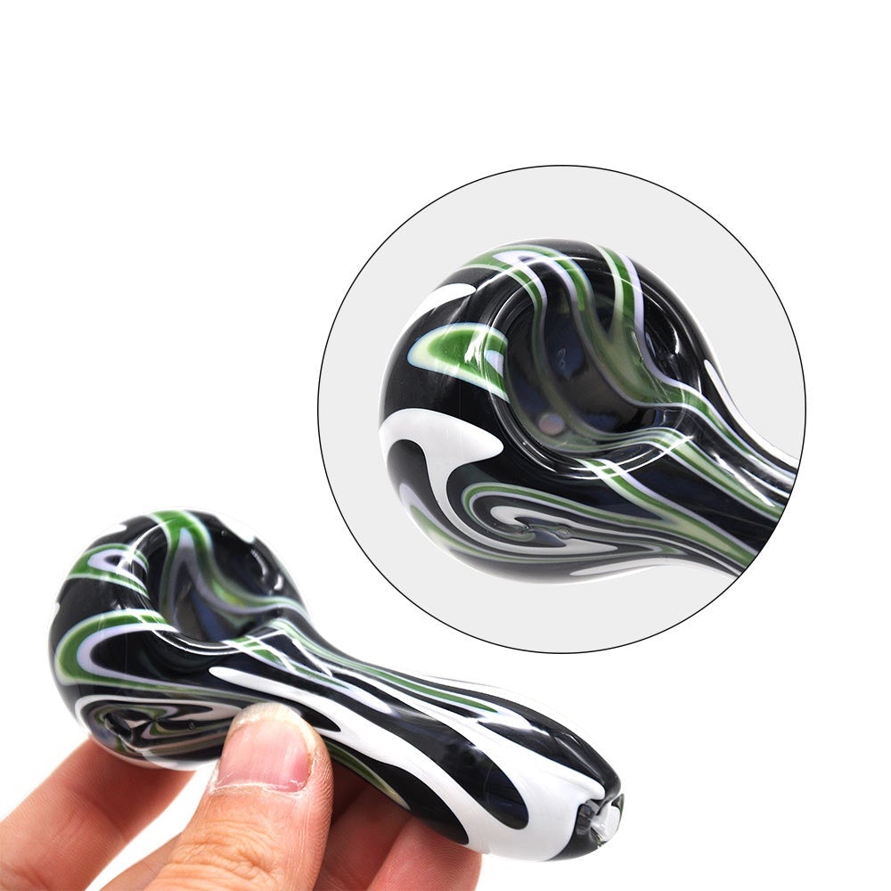 Wigwag Glass Spoon Pipe