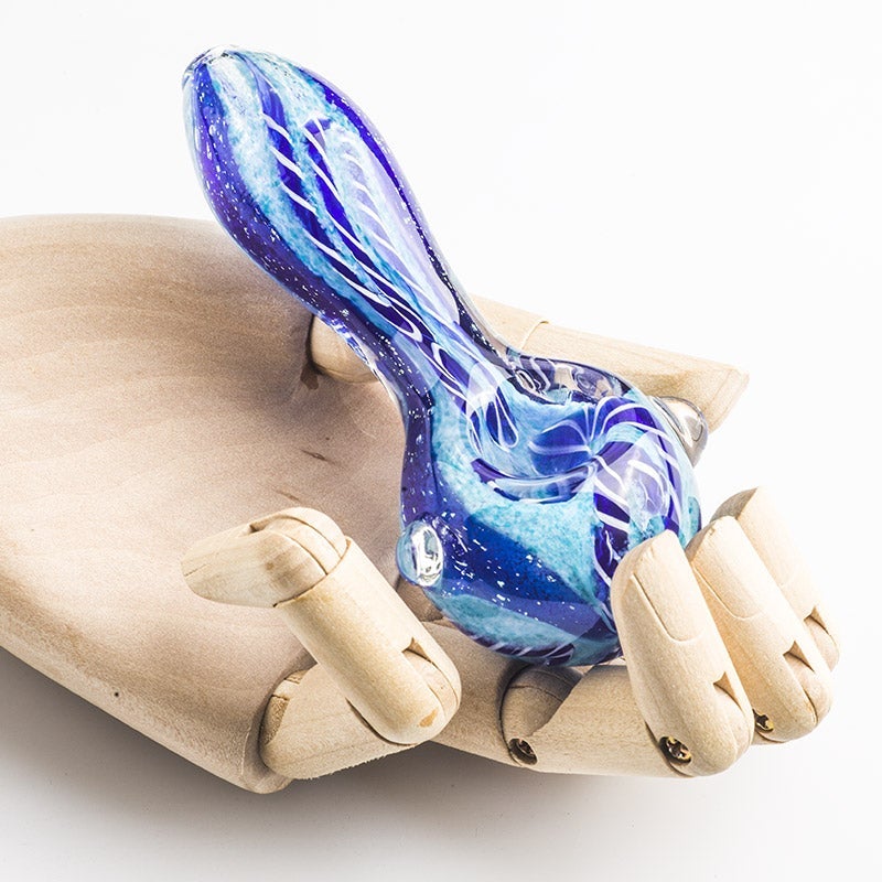 Double Matrix Perc Glass Bong w/ Two Tone Glass Pipe Set - PuffingBird AU