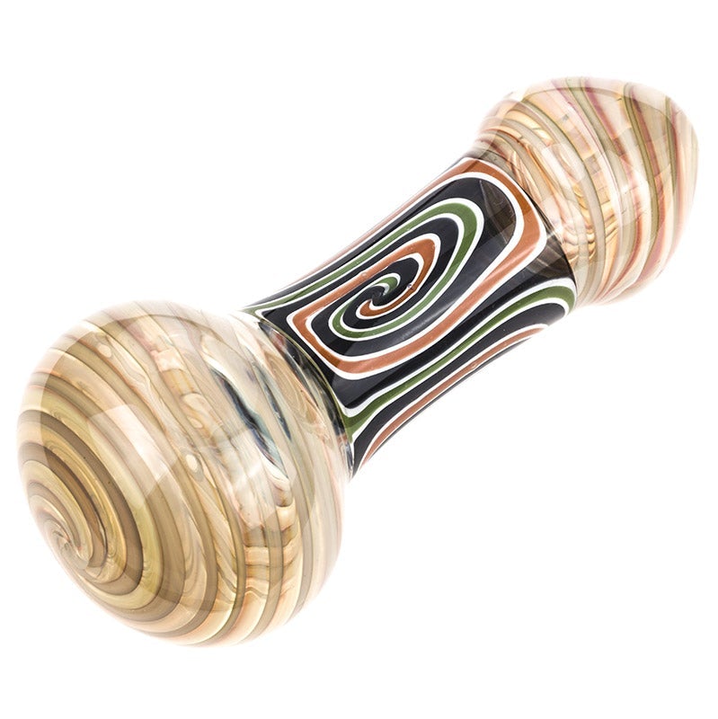 Swirl Patent Glass Spoon Pipe