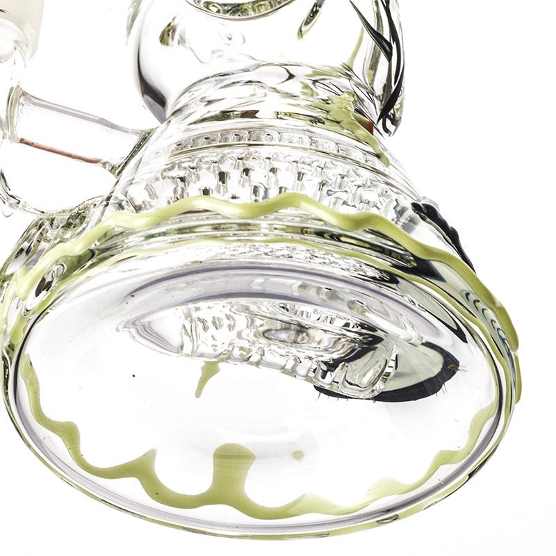 8 Honeycomb Dab Rig w/ Eye Pattern