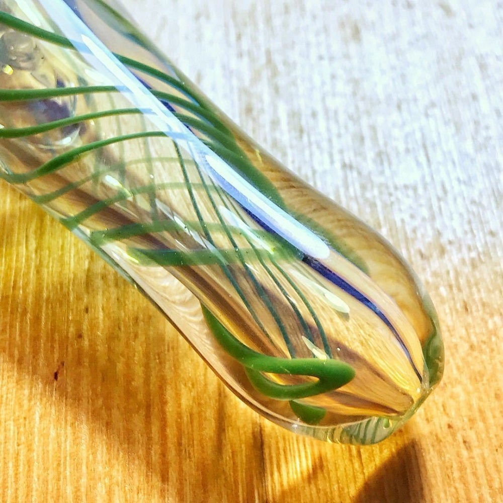 Double Fun Double Bowls Glass Spoon Pipe
