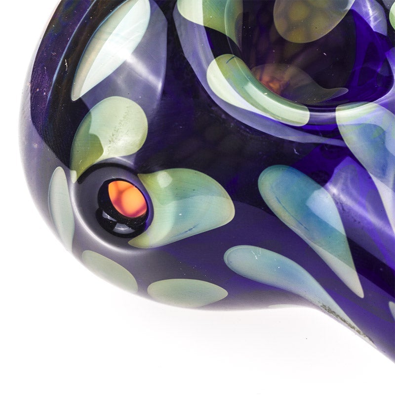 Spotted Honeycomb Glass Pipe