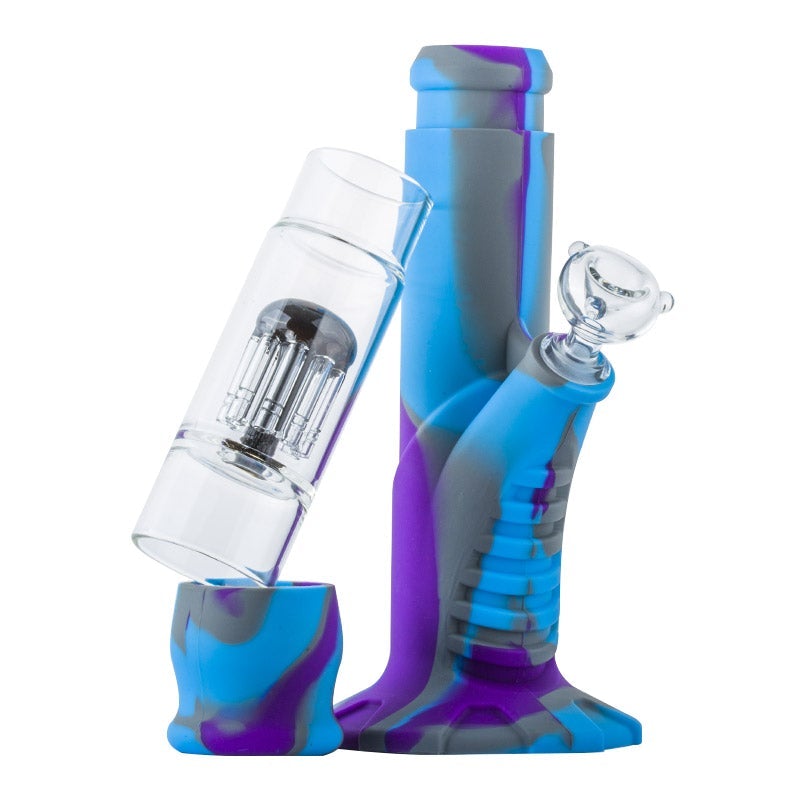 15 Glass Tree Perc Silicone Bong