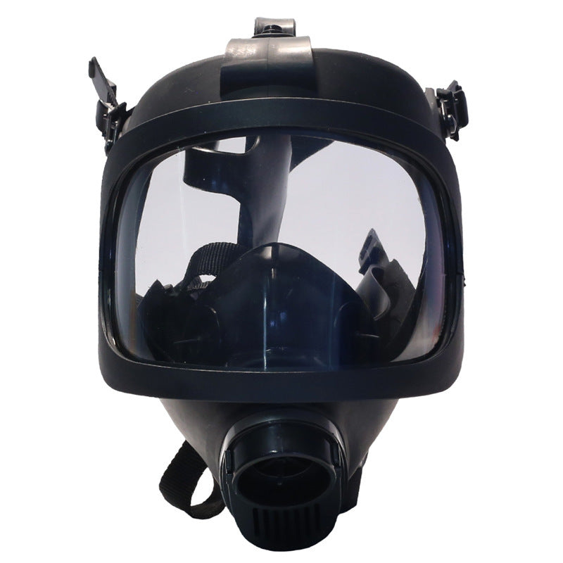 Black Full Face Silicone Gas Mask Bong w/ Water Pipe