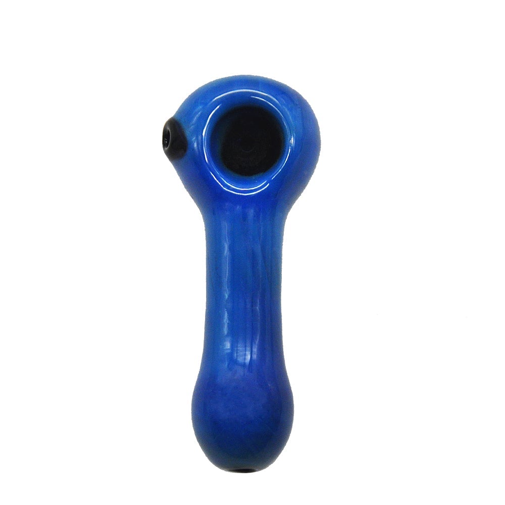 Blue Glass Tobacco Pipe - PuffingBird AU