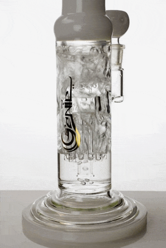 12 genie glass 10-arm water recycled bong