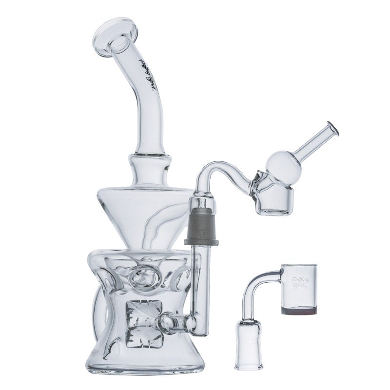 Swiss Perc Heady Dab Rig Set w/ Quartz Banger Carb Cap