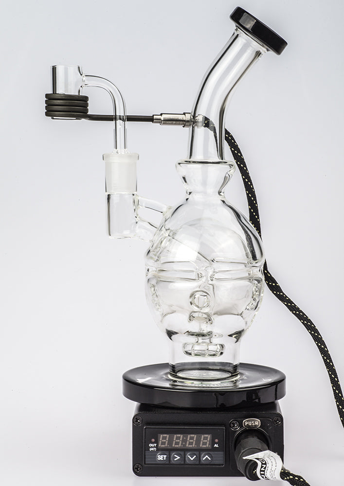 Quartz Enail W/ Skull Dab Rig Bundle