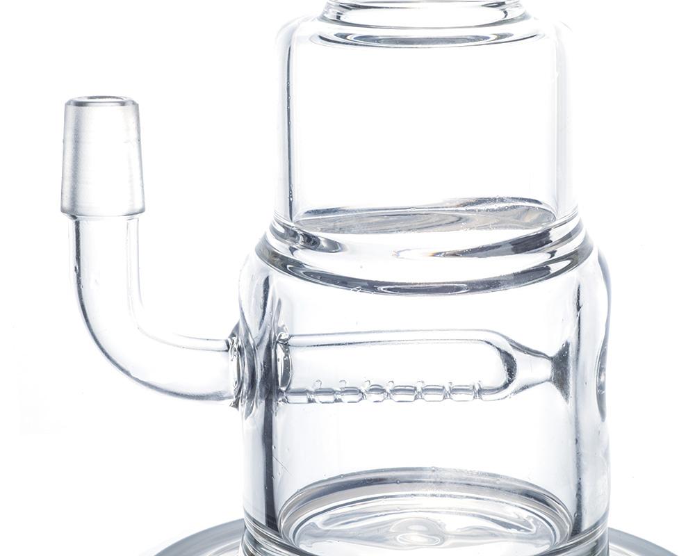 Downstem Inline Pyramid Bong w/ Lookah Q7 Electric Dab Nail