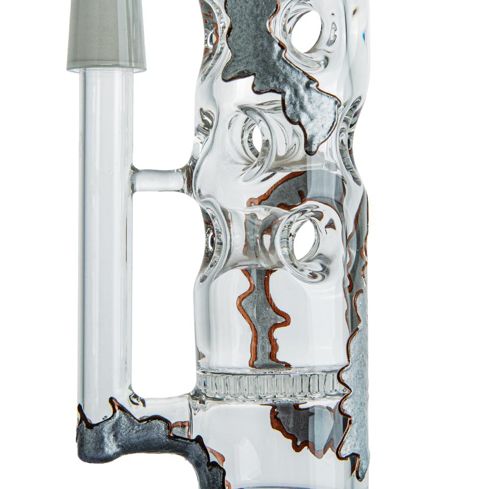 12.6 Silver Plated Honeycomb Percs Bong