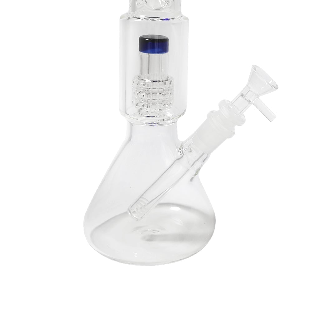 11 Matrix Perc Glass Beaker Bong